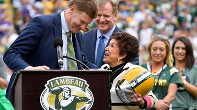 Commissioner Roger Goodell visits Green Bay ahead of 2025 NFL Draft