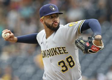 Big day by Willy Adames helps Brewers snap eight-game losing streak