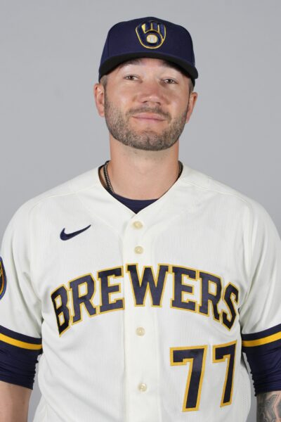 Milwaukee Brewers pitcher Lucas Erceg