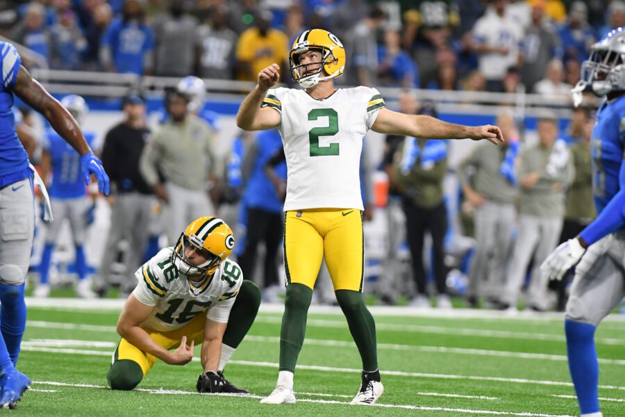 Former Green Bay Packers kicker Mason Crosby