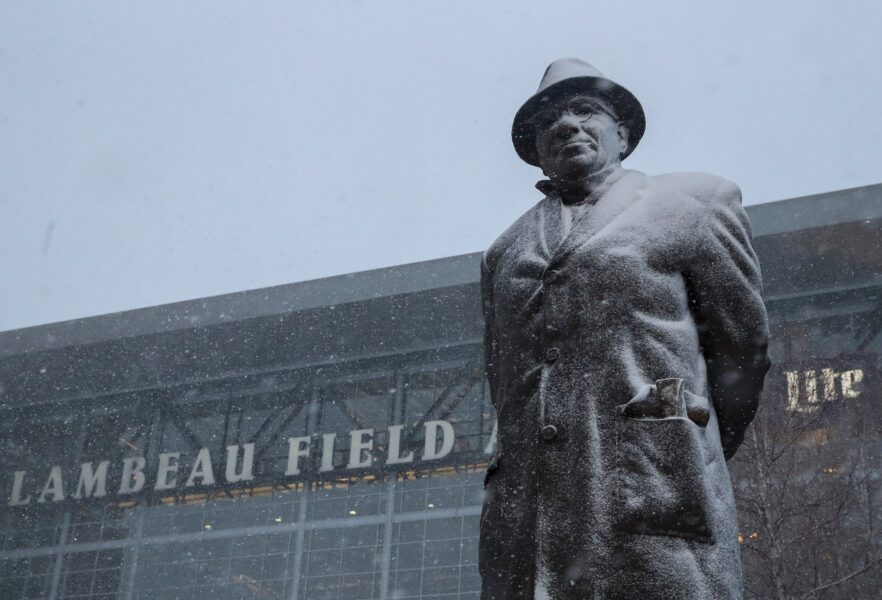 Green Bay Packers legendary head coach Vince Lombardi