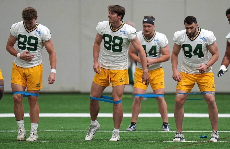 Green Bay Packers: "Most Productive" Practice Yet Is Good Sign for Oft-Injured Tight End Luke Musgrave Entering Year 3 2 Green Bay Packers, Packers training camp, Luke Musgrave
