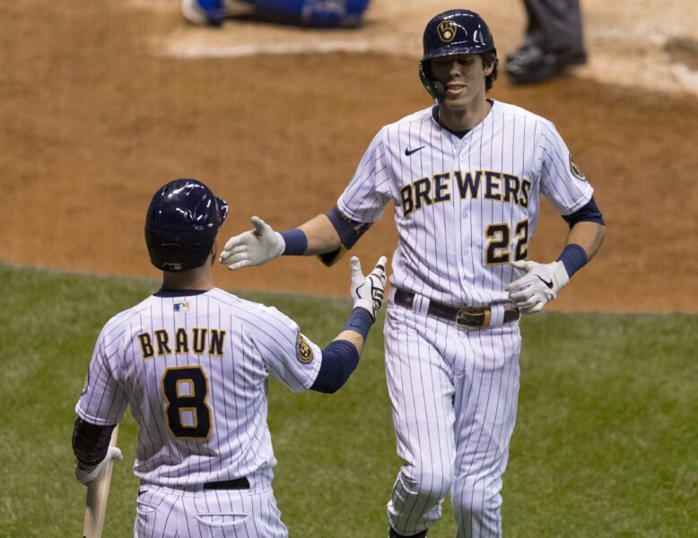 Christian Yelich, Ryan Braun, Milwaukee Brewers