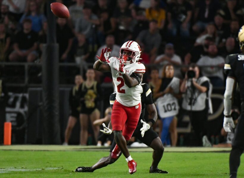 Wisconsin Badgers Top Football NIL Earner For 2025 Season Revealed 3 Wisconsin Badgers cornerback Ricardo Hallman (2) intercepts