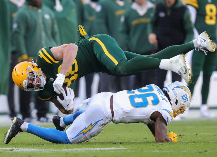 Green Bay Packers: "Most Productive" Practice Yet Is Good Sign for Oft-Injured Tight End Luke Musgrave Entering Year 3 1 Green Bay Packers, Packers training camp, Luke Musgrave
