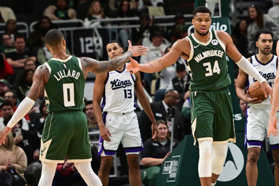 Giannis Antetokounmpo, Damian Lillard, Milwaukee Bucks