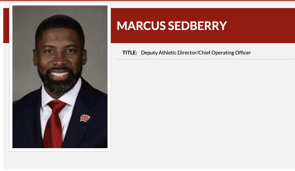 New Wisconsin Badgers GM Dr. Marcus Sedberry