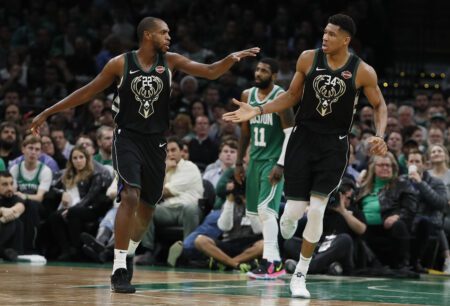 Giannis Antetokounmpo, Khris Middleton, Milwaukee Bucks