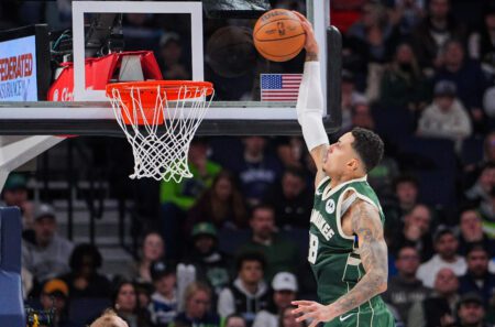 Milwaukee Bucks forward Kyle Kuzma