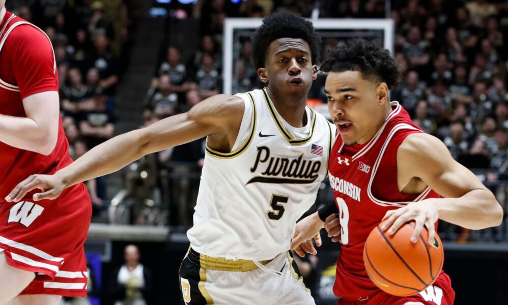 Wisconsin Badgers guard John Tonje