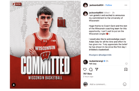 Jackson Ball, Wisconsin Badgers