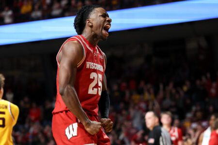 Wisconsin Badgers guard John Blackwell