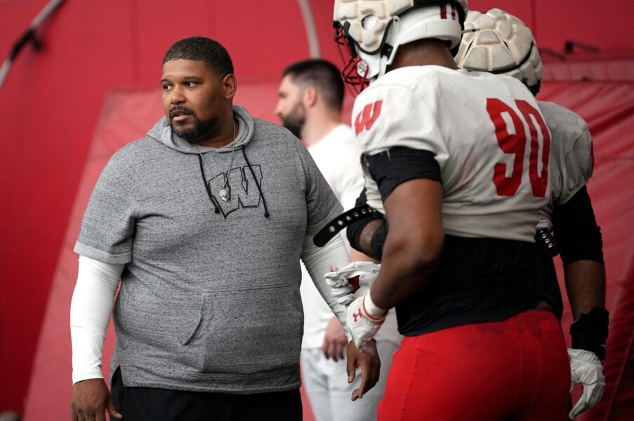 Wisconsin Badgers Keeping Close Tabs on Big 2026 FAU Commitment 1 Wisconsin Badgers defensive line coach E.J. Whitlow