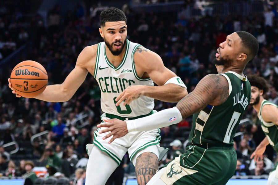 Milwaukee Bucks: Damian Lillard Most Likely Headed to Powerhouse in East, League's Best Team over Past 4 Years 3 Jayson Tatum, Damian Lillard, Boston Celtics, Milwaukee Bucks