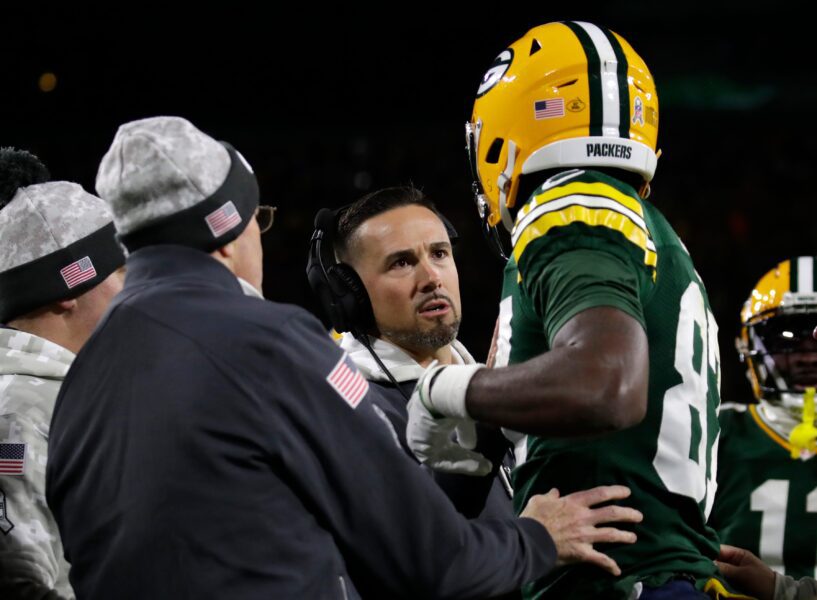 Romeo Doubs, Matt LaFleur