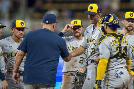 Milwaukee Brewers manager Pat Murphy, Jacob Misiorowski