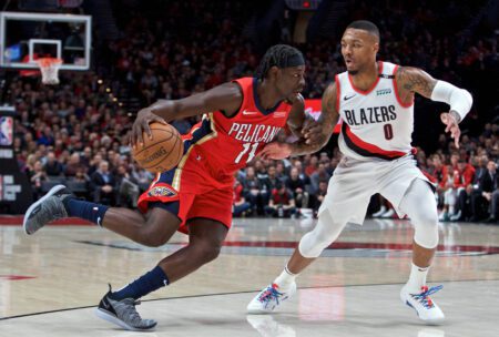 Damian Lillard, Jrue Holiday, Portland Trailblazers