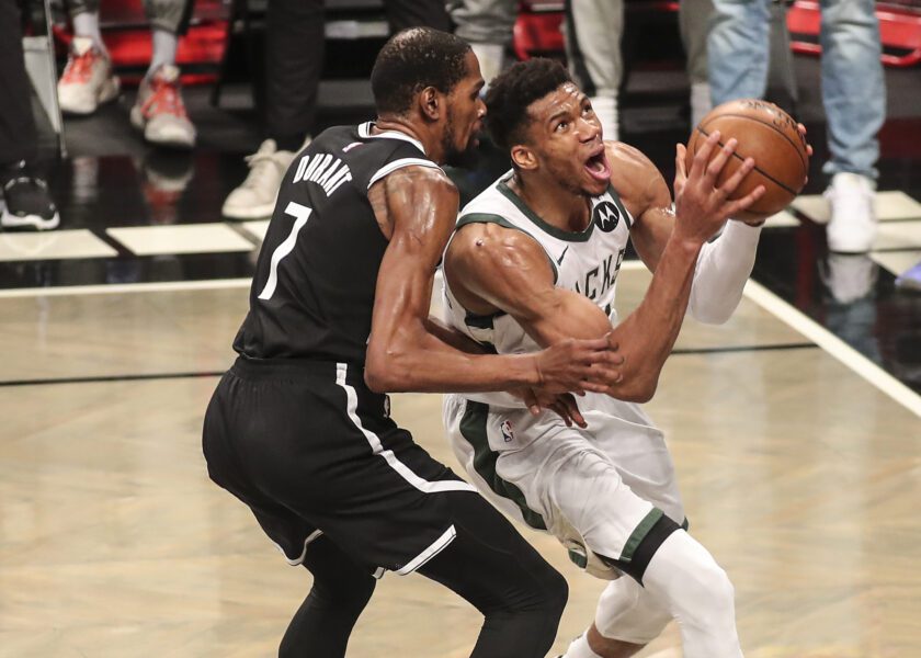 Brooklyn Nets, Kevin Durant, Milwaukee Bucks, Giannis Antetokounmpo