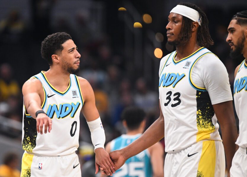 Myles Turner, Tyrese Haliburton, Indiana Pacers