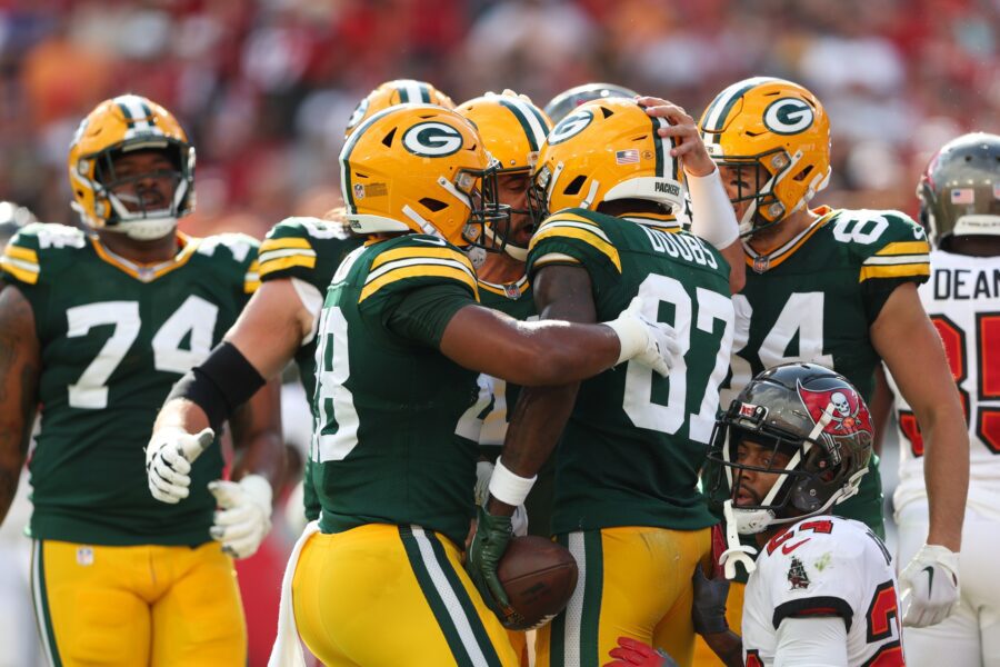 Green Bay Packers, Aaron Rodgers, Romeo Doubs