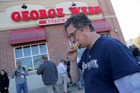George Webb burger