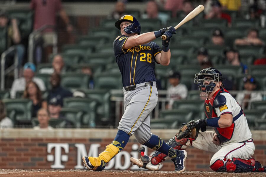 Milwaukee Brewers: Analyst Wonders Who Plays 1B When Rhys Hoskins Returns, But Fans Already Know the Answer 2 Milwaukee Brewers, Rhys Hoskins, Andrew Vaughn