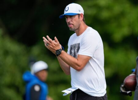 Indianapolis Colts head coach Shane Steichen