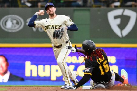 Milwaukee Brewers shortstop Joey Ortiz