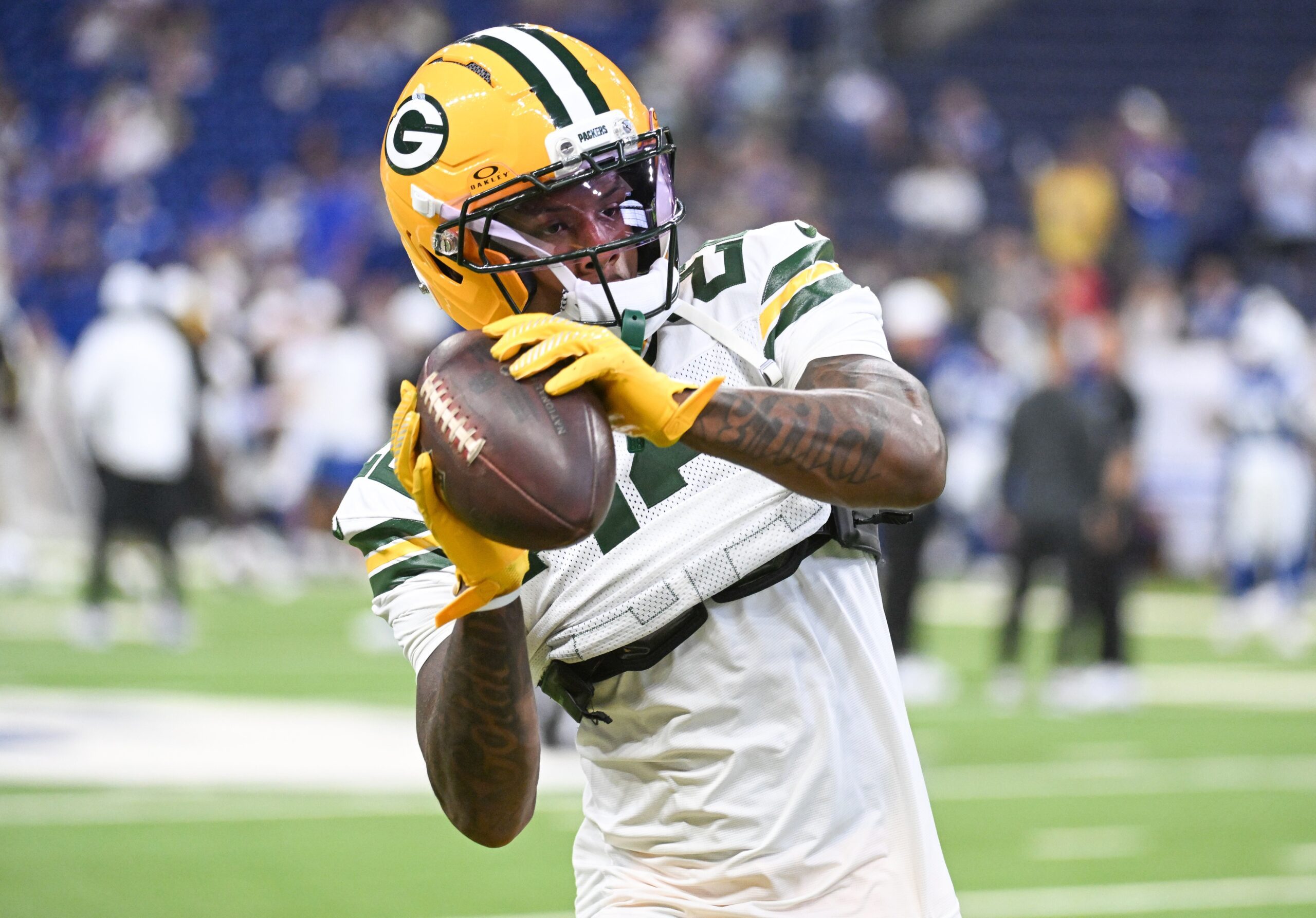 Green Bay Packers wide receiver Matthew Golden (22)