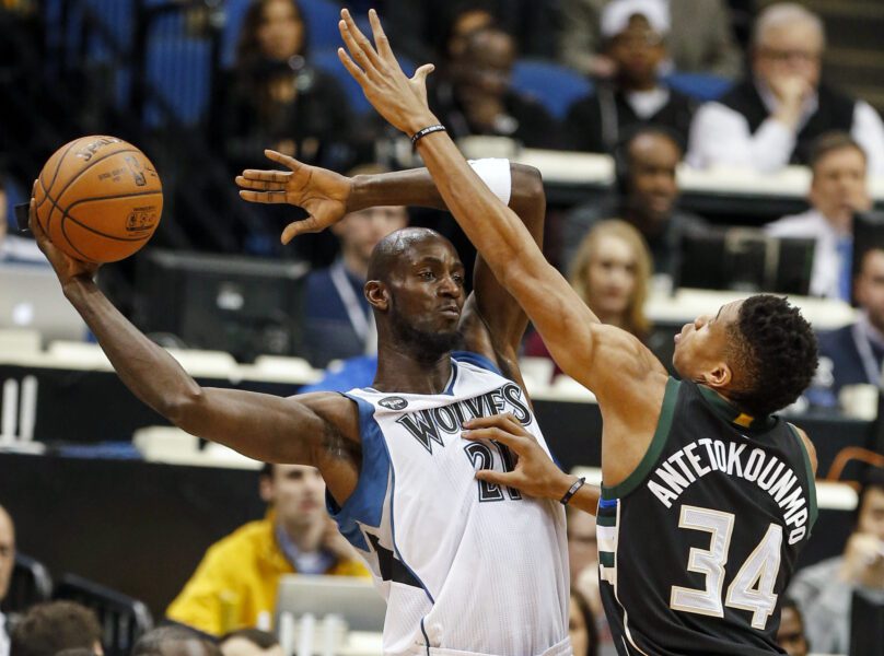 Kevin Garnett, Giannis Antetokounmpo