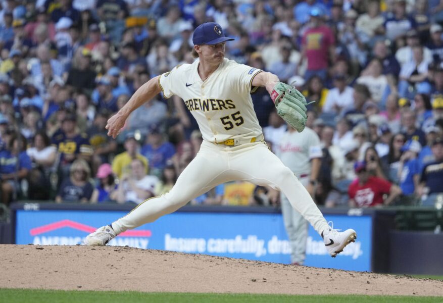 Milwaukee Brewers' Shelby Miller leaves game doubled over in pain 1 USATSI 26978819 168400517 lowres