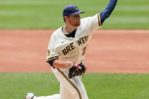 Brett Anderson Makes Brewers' Debut