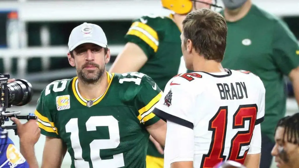aaron rodgers envisioned nfc title showdown tom