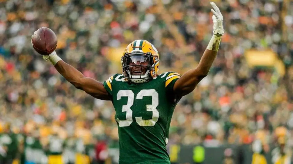 Aaron Jones announced news of his extension via Twitter.