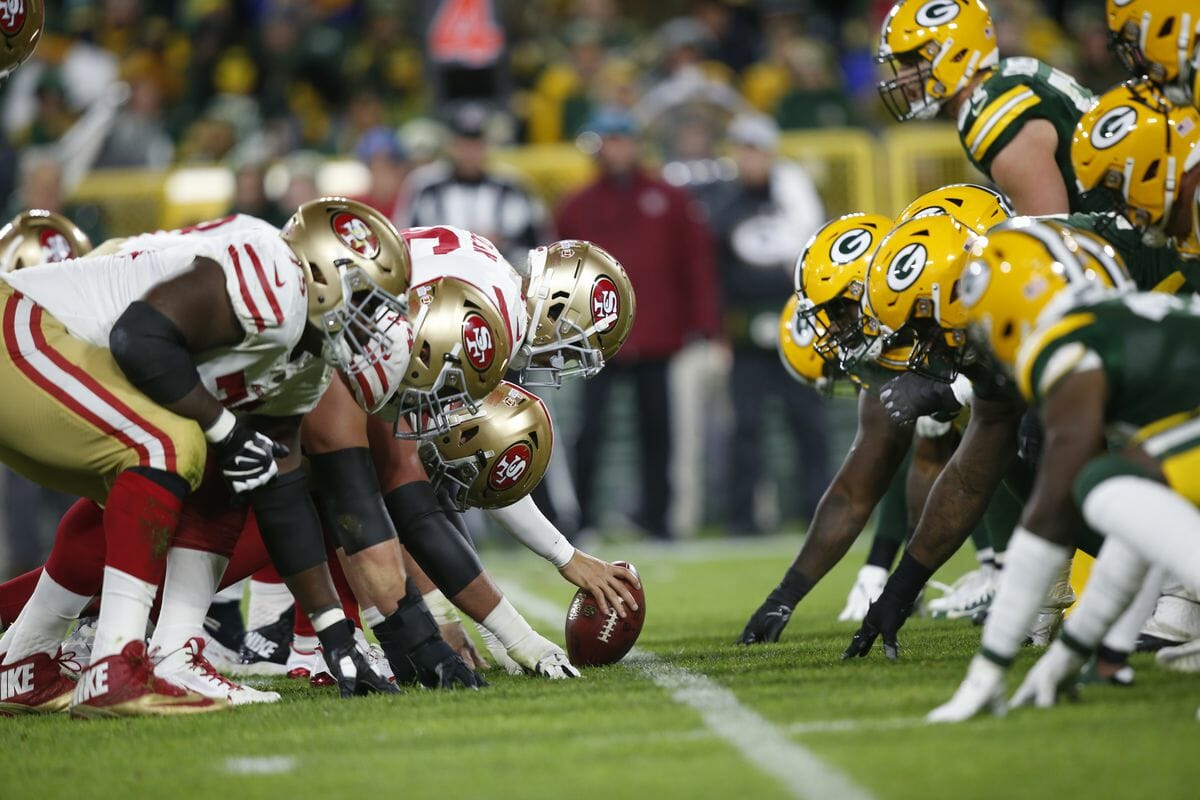 packers and 49ers football game