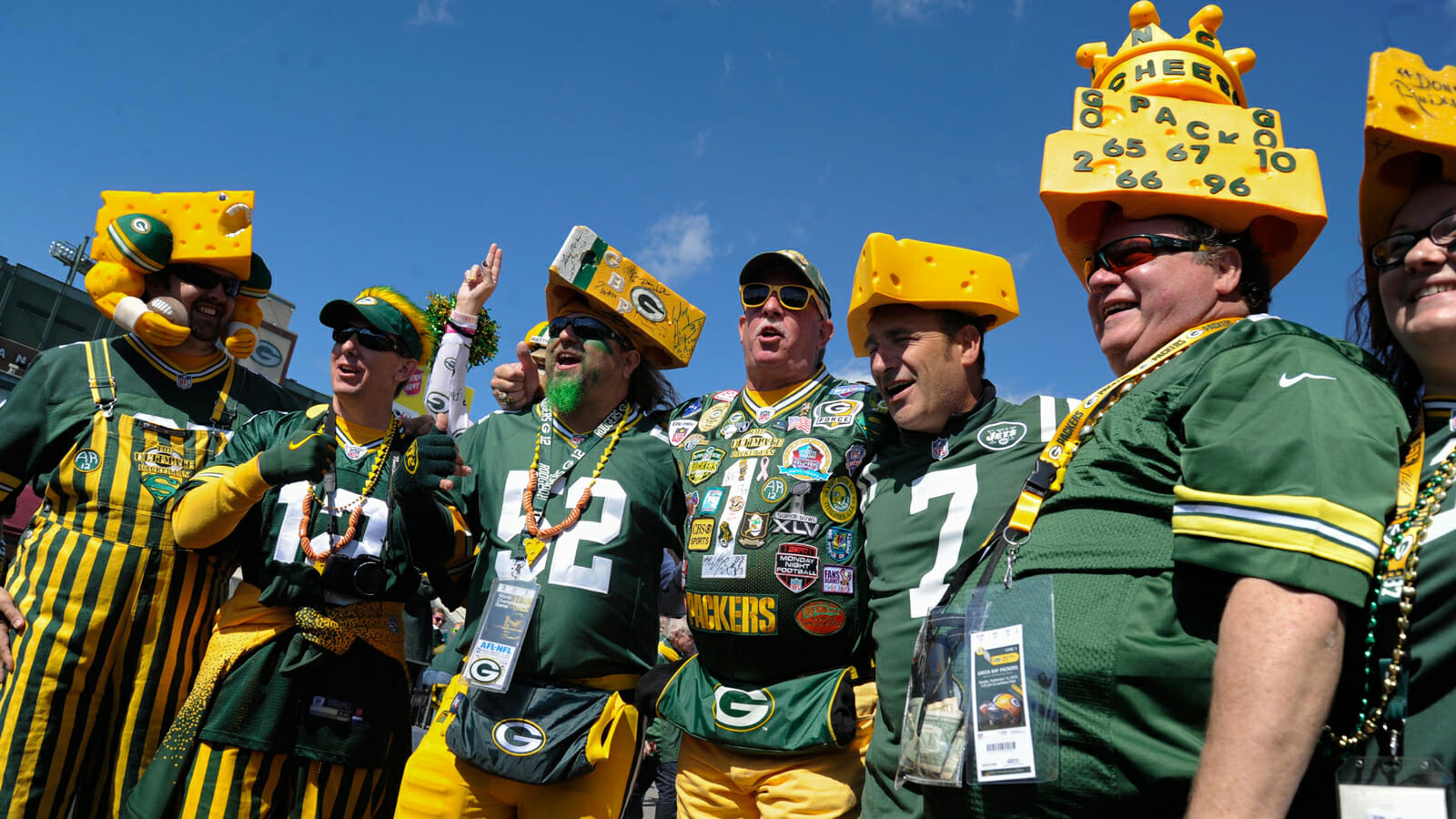 Green Bay Packers Fans - Benny Sieu-USA TODAY Sports