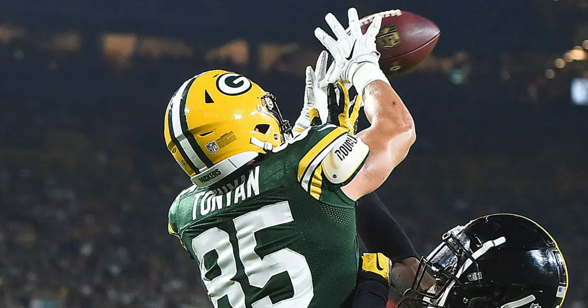 David Lombardi reported where Robert Tonyan is in his ACL recovery and the Packers tight end's likely status for Week 1 of the NFL season.