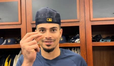 Willy Adames snapping, like Thanos