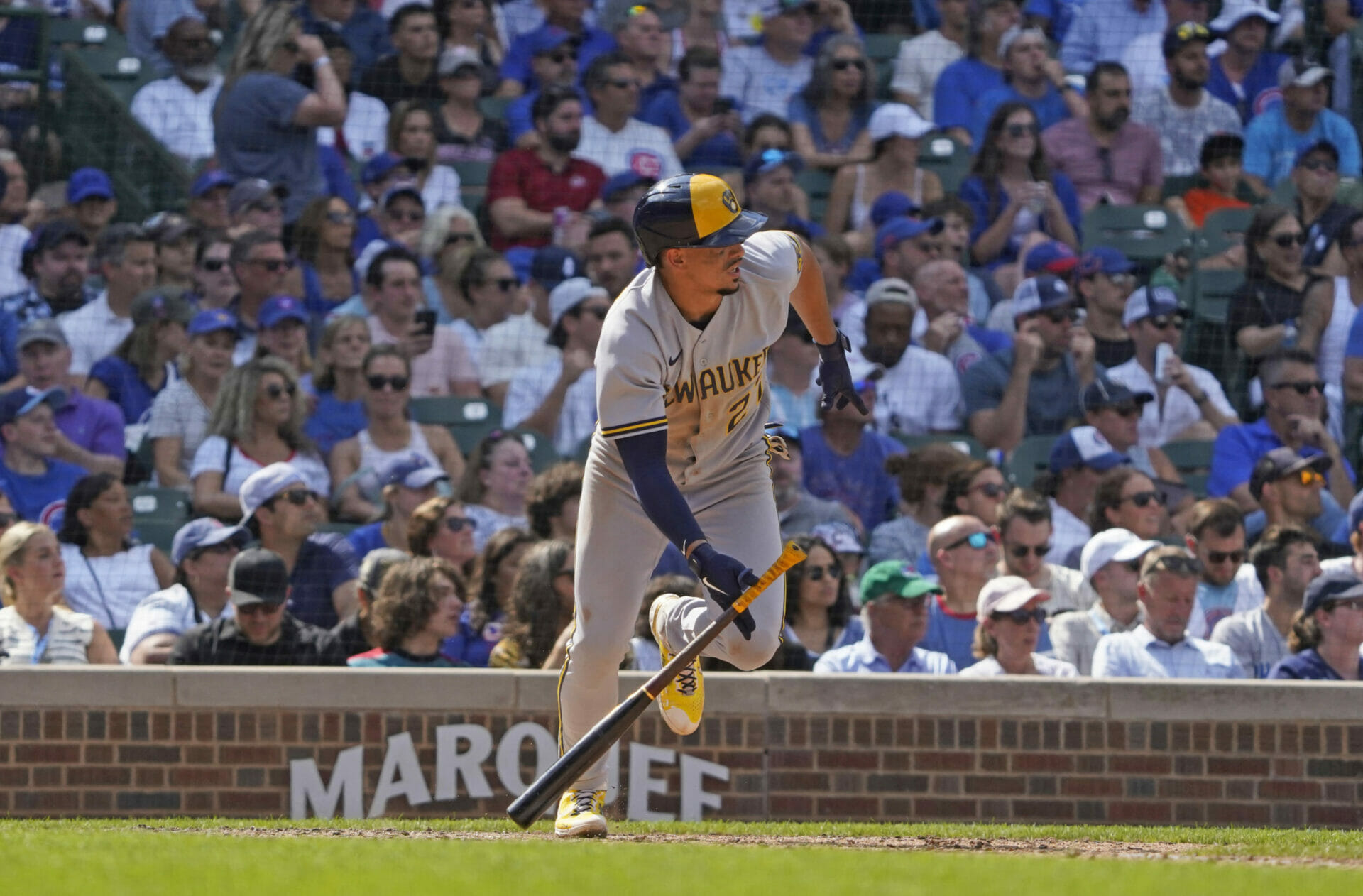 Brewers' Willy Adames makes franchise history with most single season HRs  as a shortstop