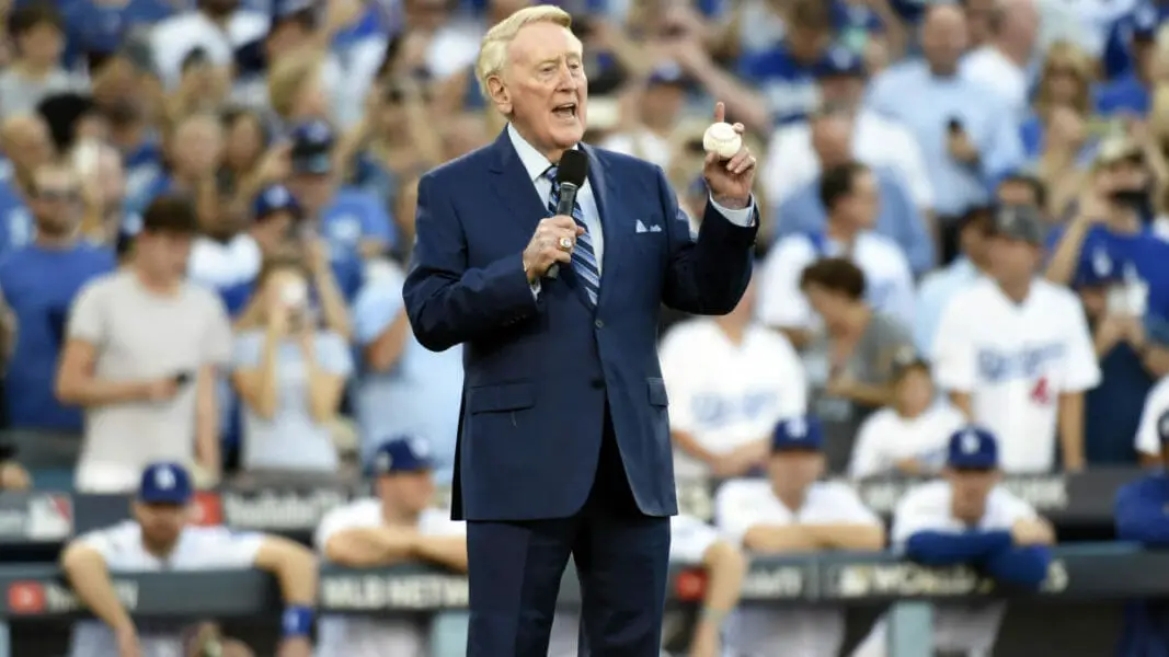 vin scully dodgers getty