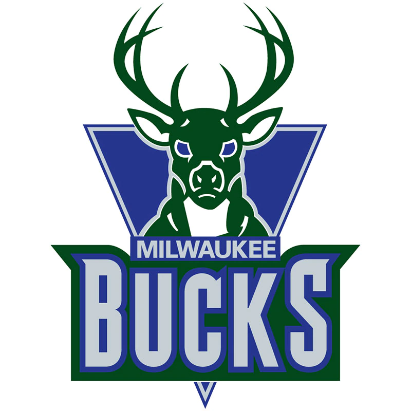 Milwaukee Bucks 90's Jerseys in the Green and Purple.