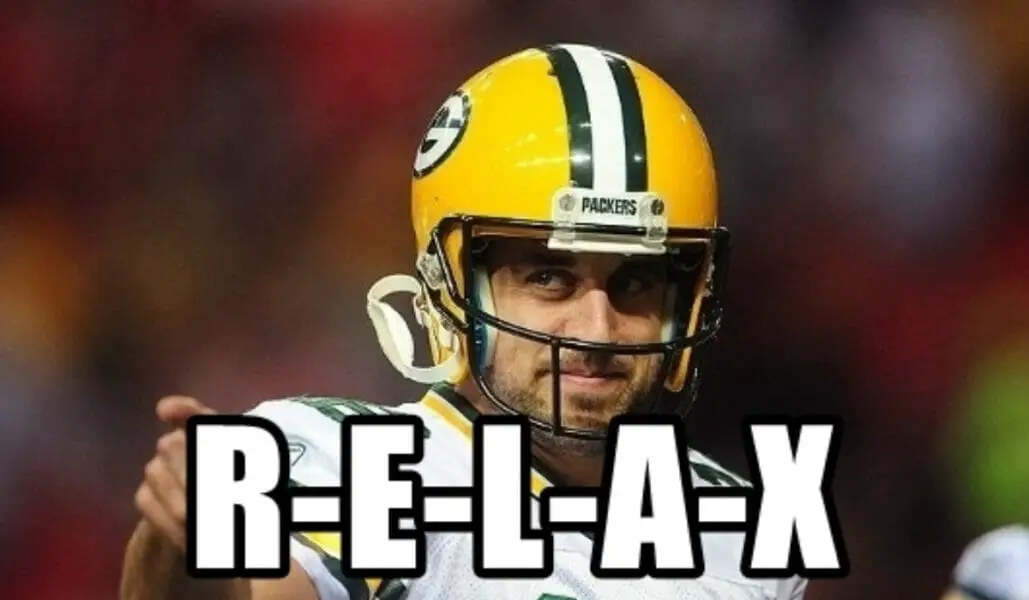 aaron rodgers relax