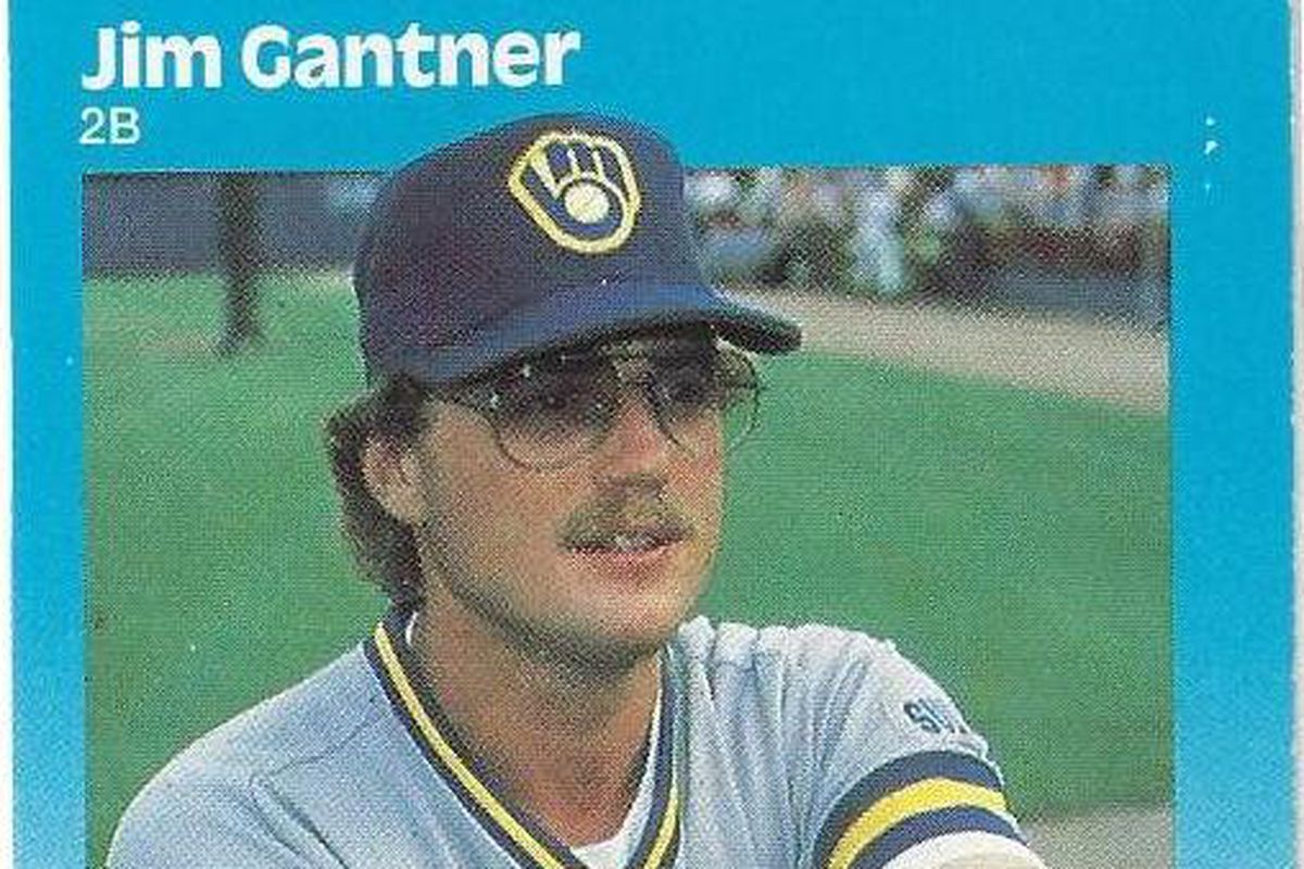  1988 Topps # 337 Jim Gantner Milwaukee Brewers