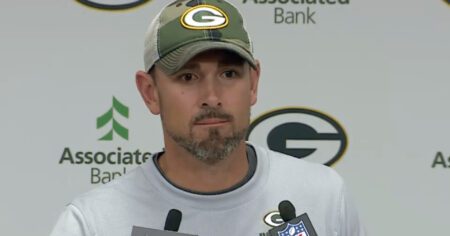 Matt LaFleur Addresses Team Regarding Emergency Procedures AA00C328 A200 4F79 BA69 3421AE2142F0