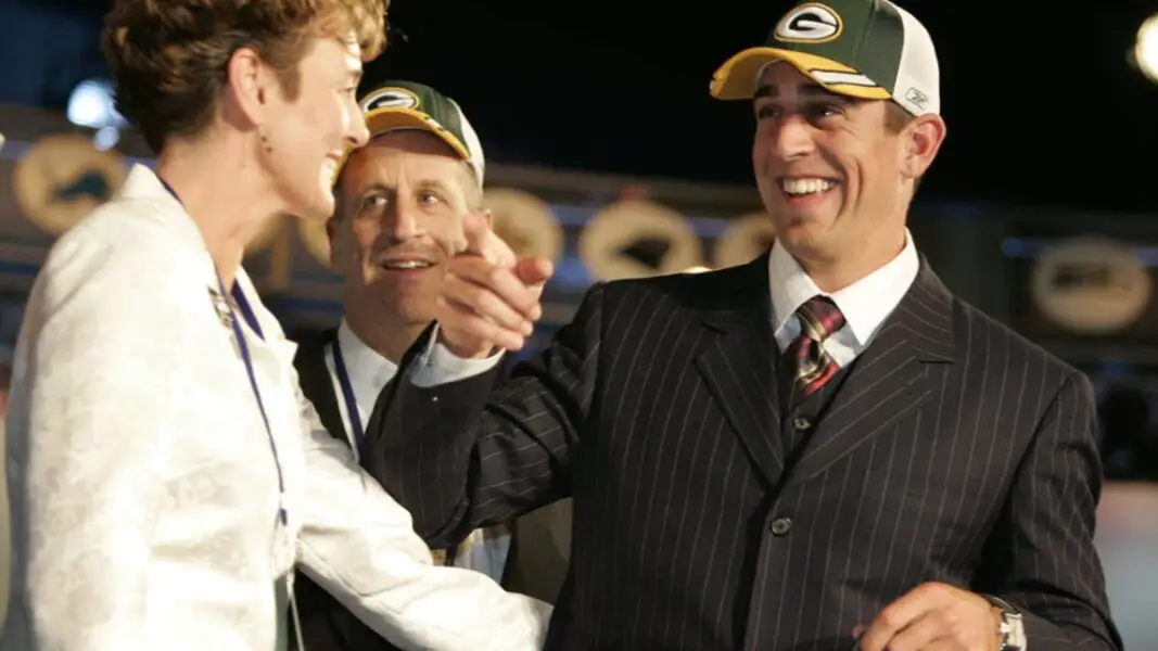 Aaron Rodgers Draft Day