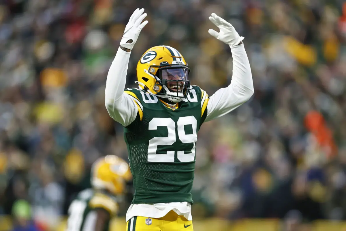 Green Bay Packers cornerback Rasul Douglas said the Vikings game was over in the first quarter