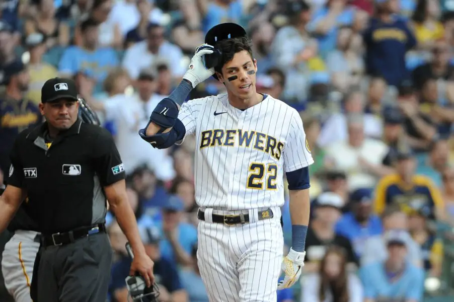 Brewers outfielder Christian Yelich