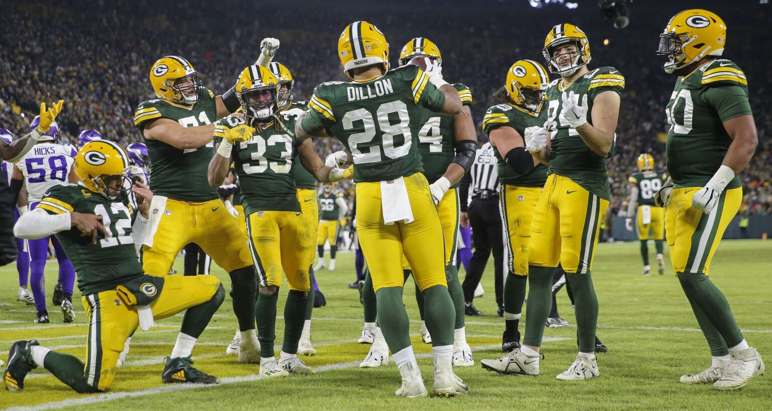 A.J. Dillon on playing for Packers: 'I'd play here until I can't run  anymore'