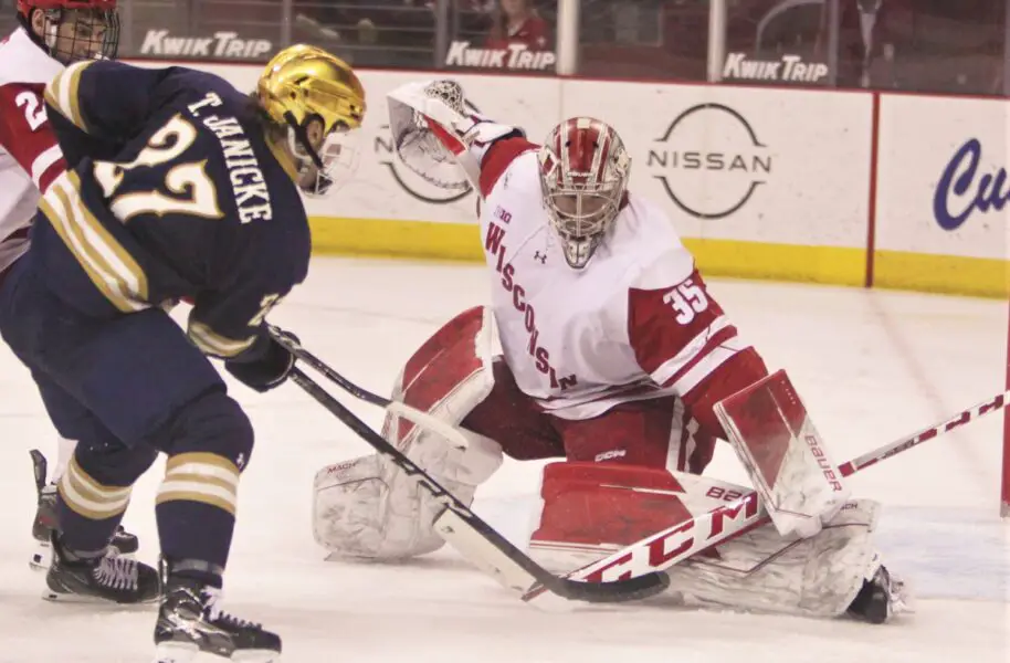 Wisconsin Badgers Ice Hockey against Notre Dame