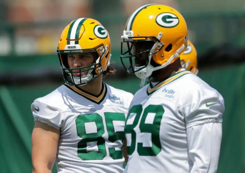 Former Green Bay Packers tight ends Robert Tonyan and Marcedes Lewis will play for the Chicago Bears next season